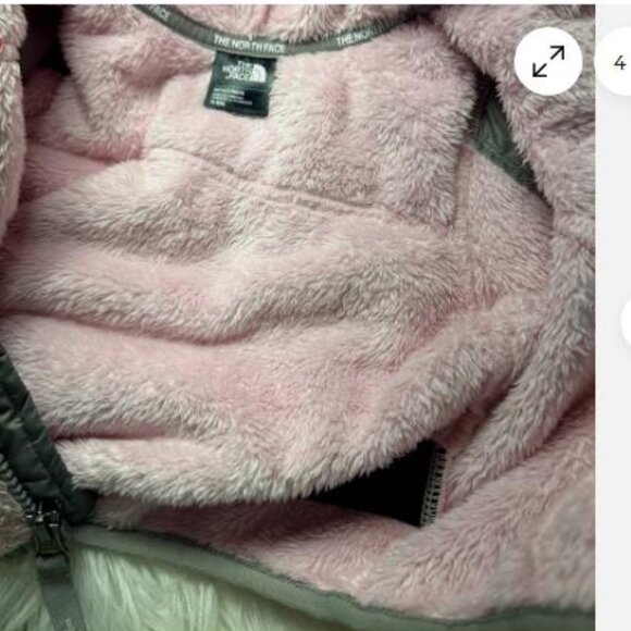 The North Face Infant Girls Pink Hoodie Fleece Jacket Size 3-6 Months - Picture 5 of 5